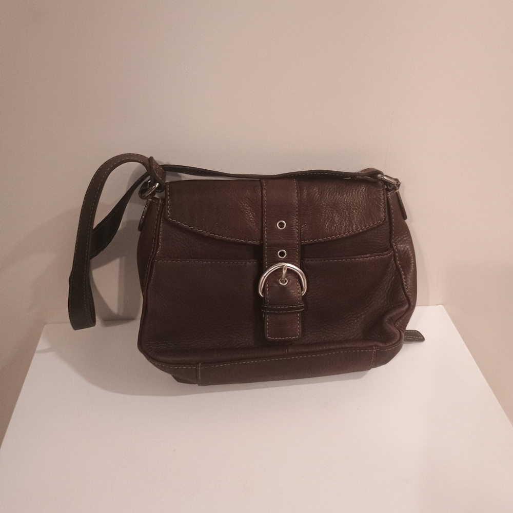 Fossil  Brown Leather  Hobo Shoulder Bag